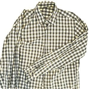 J.Crew Size Small Super Light Weight Gingham Button Down